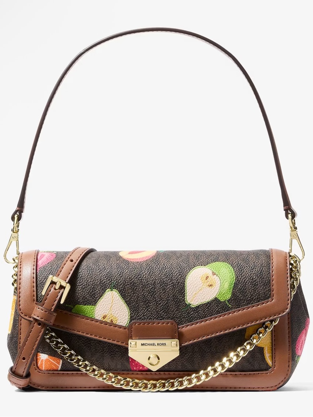 NWT NIP Soho Small Printed Signature Logo Convertible Crossbody Bag $328
